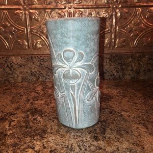 Retired Isabel Bloom 9" Tall Iris Vase Signed and Dated 1999